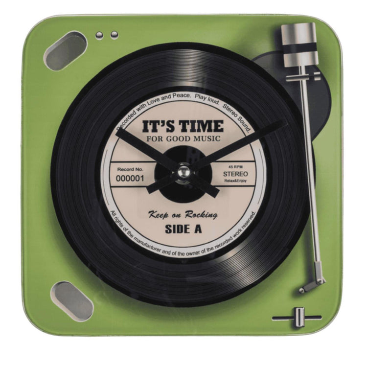Ootb horloge murale tourne-disque verre ø20cm