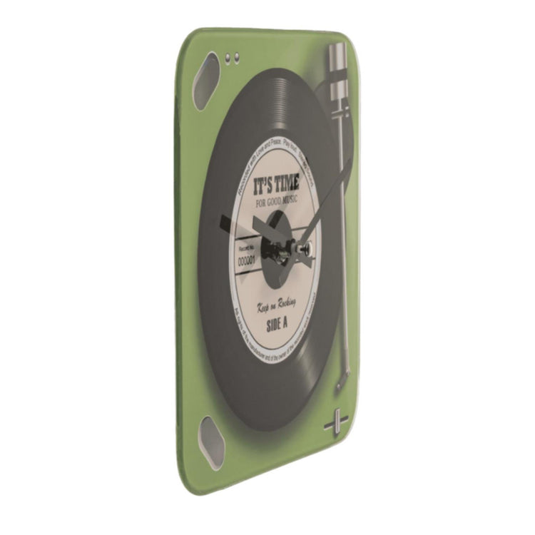 Ootb horloge murale tourne-disque verre ø20cm