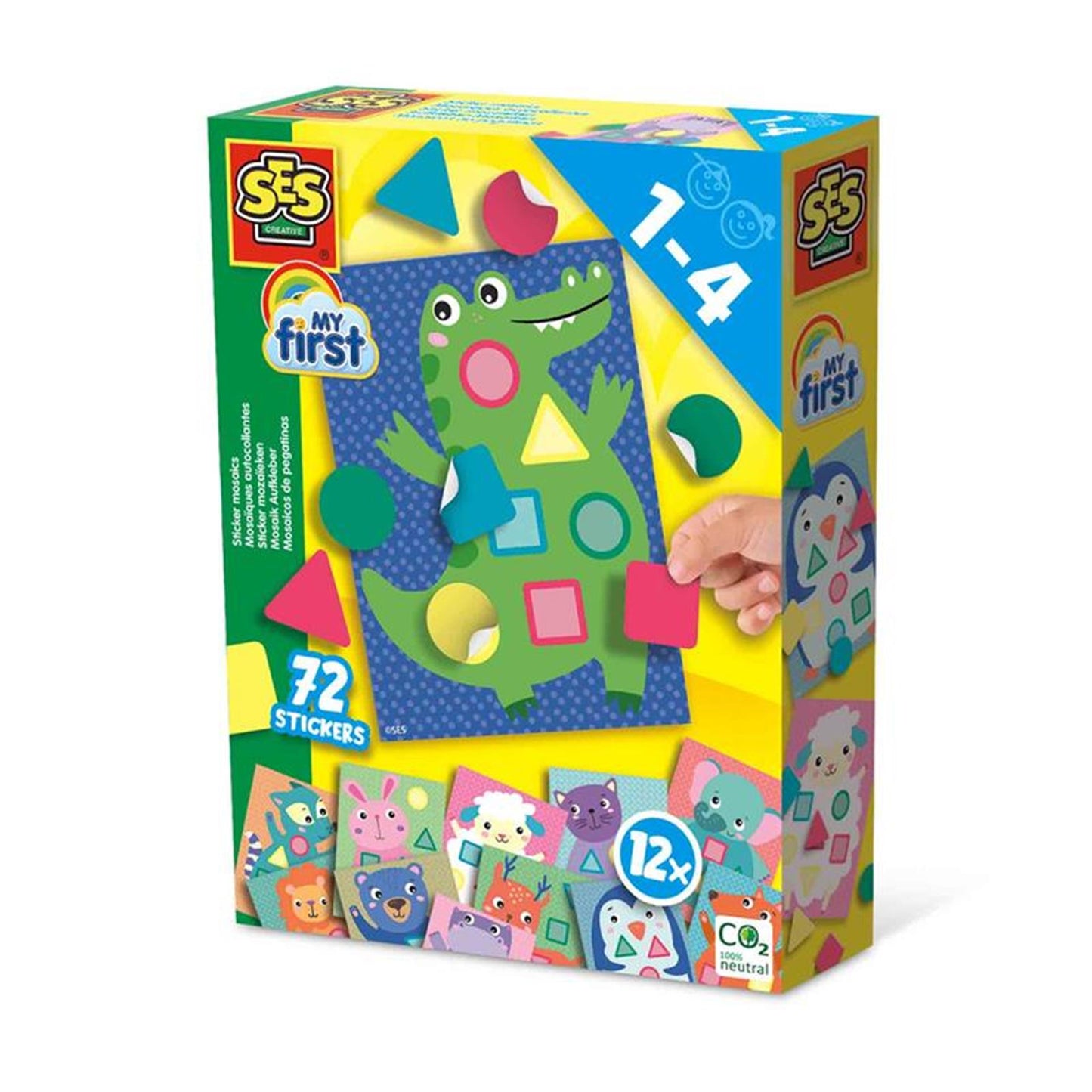 Ses My First - Sticker Mosaïques avec 72 autocollants