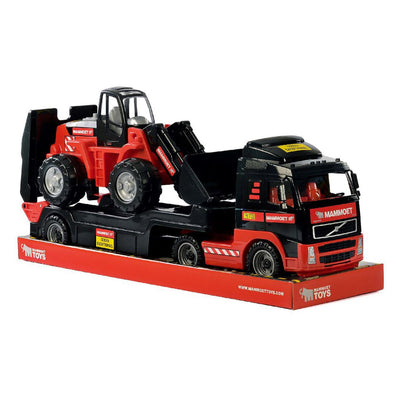 Camion Cavallino Mammoet avec remorque et excavatrice