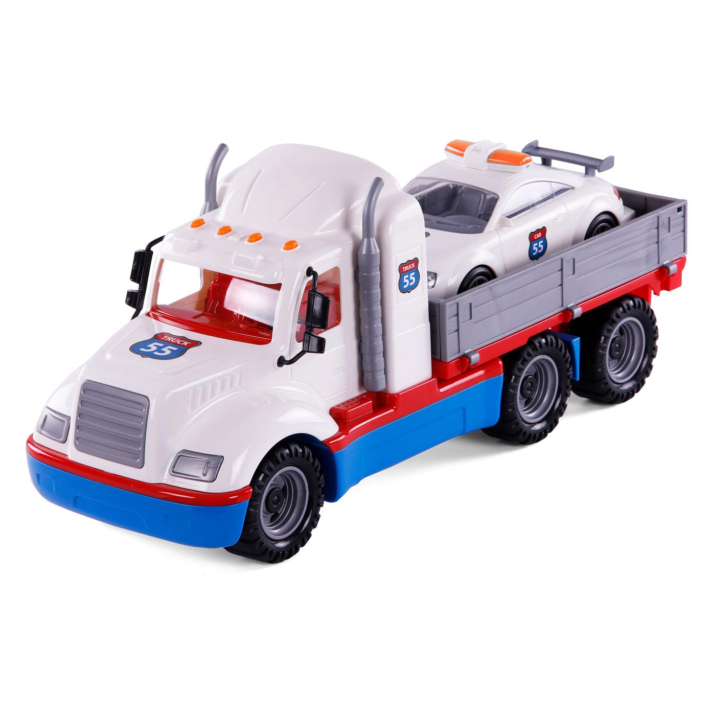 Toys Cavallino Toys Cavallino Route 55 Torpedo Truck avec voiture