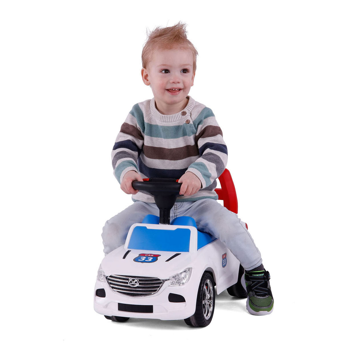 Toys Cavallino Cavallino Trendy Walking Car blanc