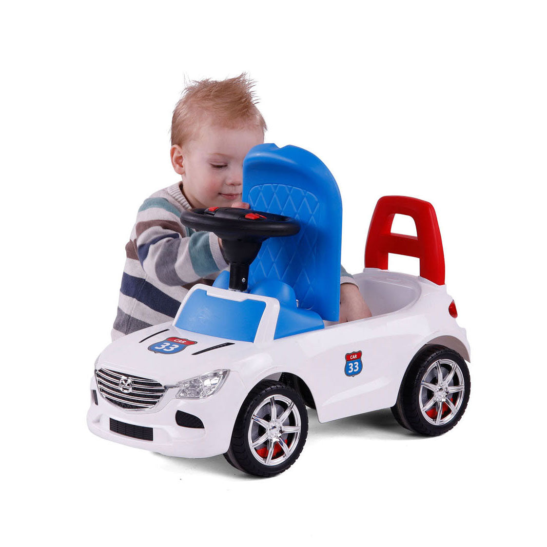 Toys Cavallino Cavallino Trendy Walking Car blanc