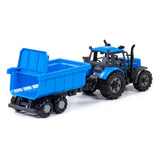 Toys de Cavallino Toys Cavallino avec remorque de camion de basculement bleu, échelle 1:32 - afbeelding 2