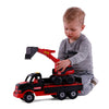 Cavallino Toys Cavallino Mammoet Torpedo Truck With Excavator, 44,5 cm