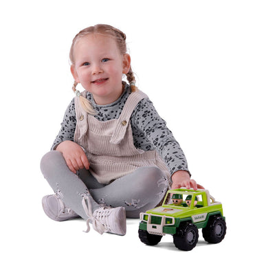 Toys Cavallino Cavallino Jeep Green avec 2 figurines