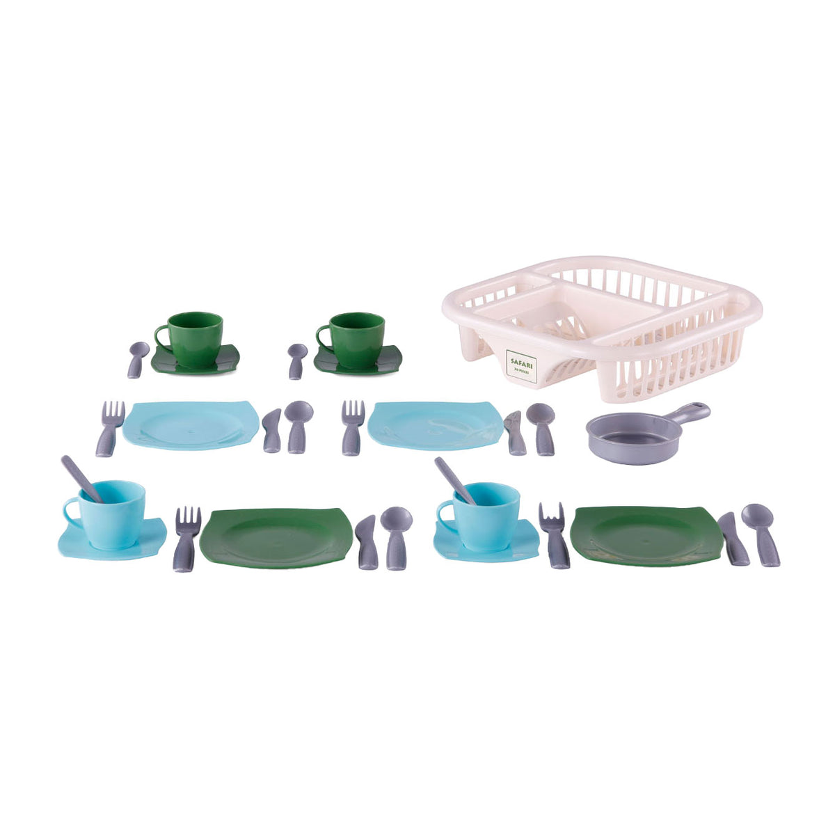 Cavallino Toys Cavallino Service avec lavage -Up Rack Blue, 30dlg.