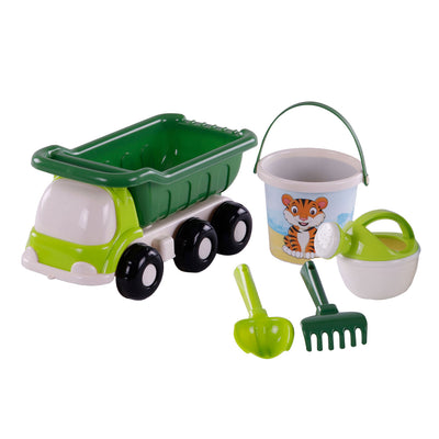 Toys Cavallino Cavallino Beach Kiepwagen avec seau Set Green, 5dlg.