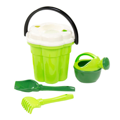 Toys Cavallino Toys Cavallino XL Classic Bucket Ensemble avec l'arrosage peut vert, 4dlg.