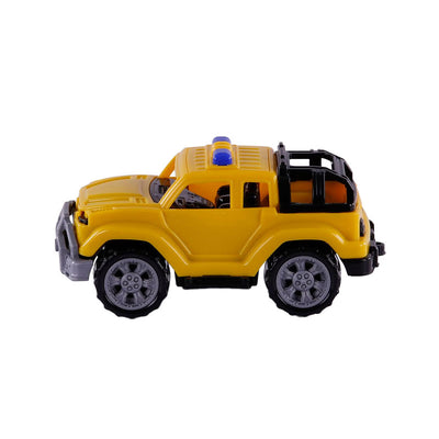Jouets Cavallino Cavallino Trendy Jeep Geel, 22 cm
