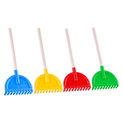 Toys Cavallino Râteau en plastique Cavallino avec couleur en bois, 38 cm