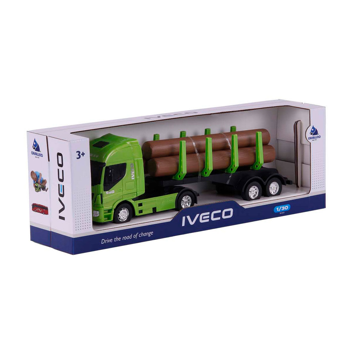 Cavallino Iveco Tree Trunk Truck Scale 1:30