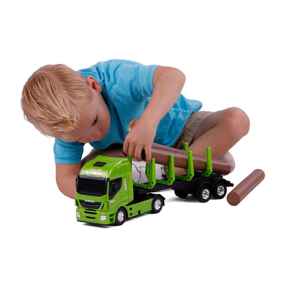 Cavallino Iveco Tree Trunk Truck Scale 1:30