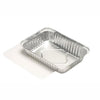 Papstar plateaux en aluminium+dks 21x15x3 10 pcs