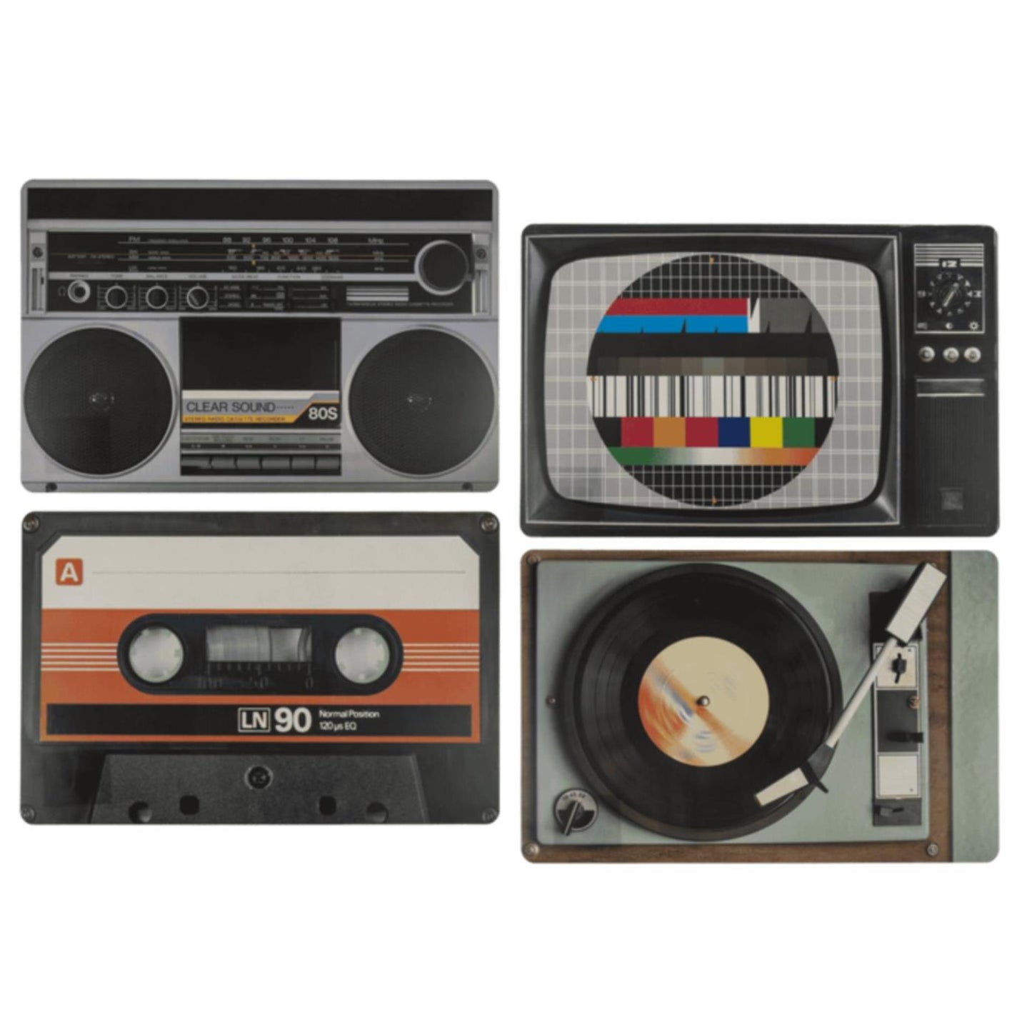Ootb set de table éléments hi-fi 44x29cm 4 ass.
