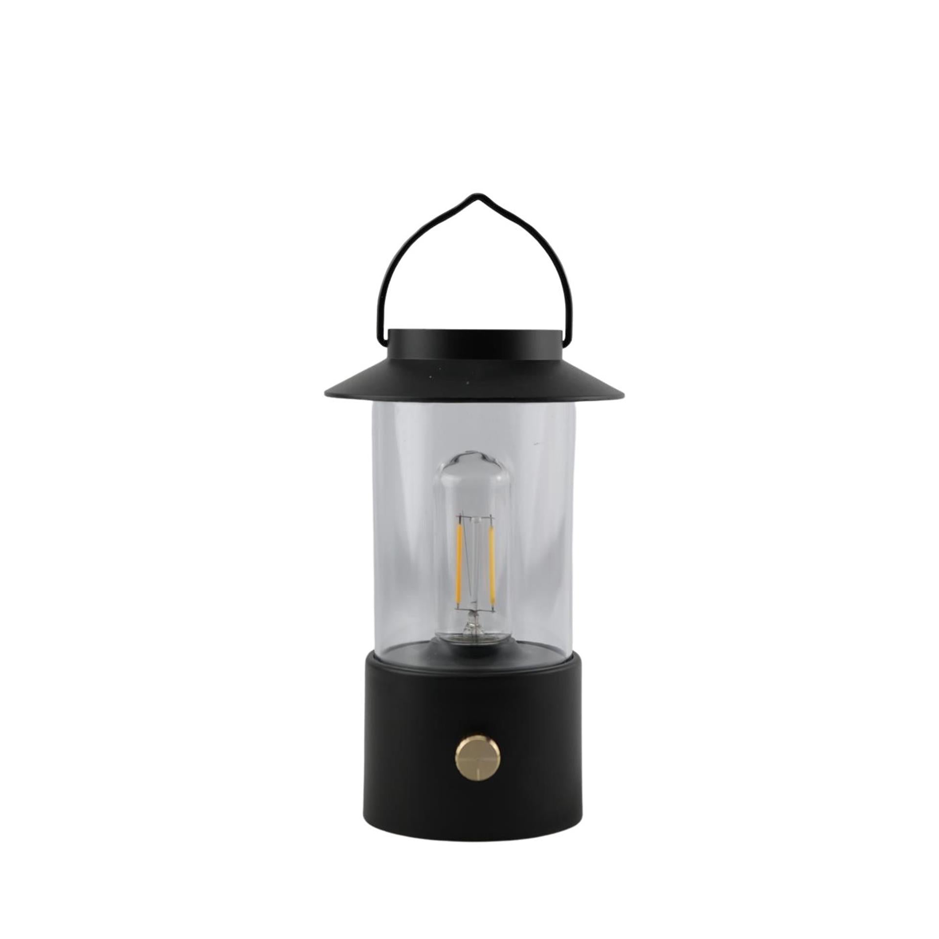 Anna's collection Lanterne LED noire 24x9cm sur USB