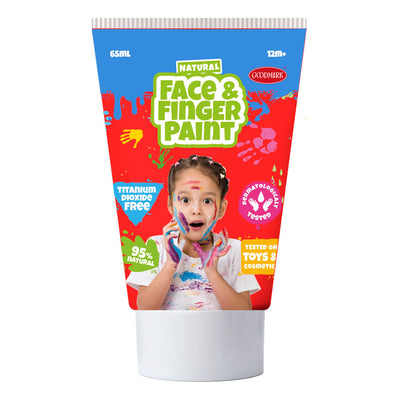 Boti Natural Face Fingerpaint Tube rouge et orange, 2x65 ml