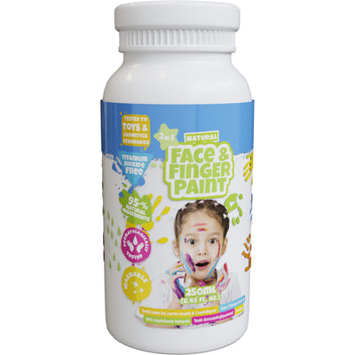 Boti Natural Face Fingerpaint Bouteille blanche, 250 ml