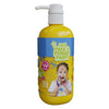 Boti Natural Face Fingerpaint Bottle avec pompe jaune, 1L