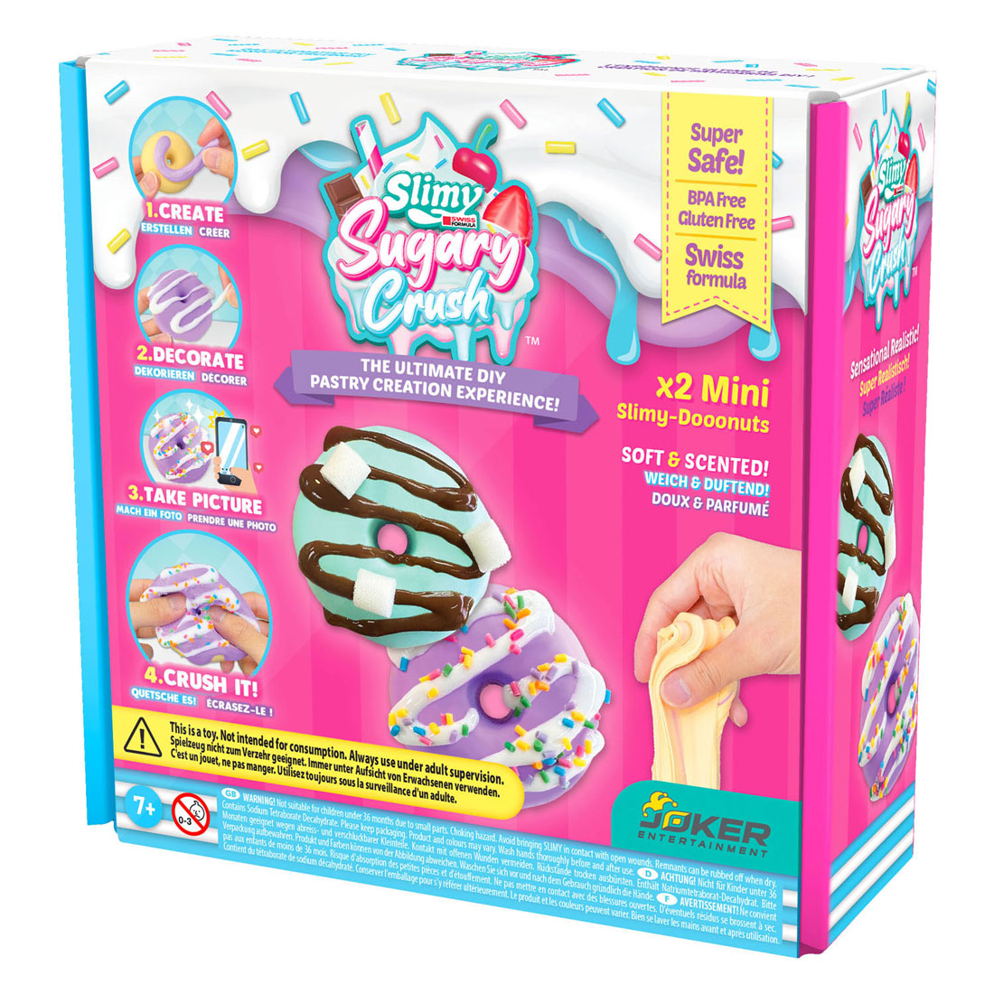 Joker Slimy Sugar Crush Mini Donut Faites votre slime