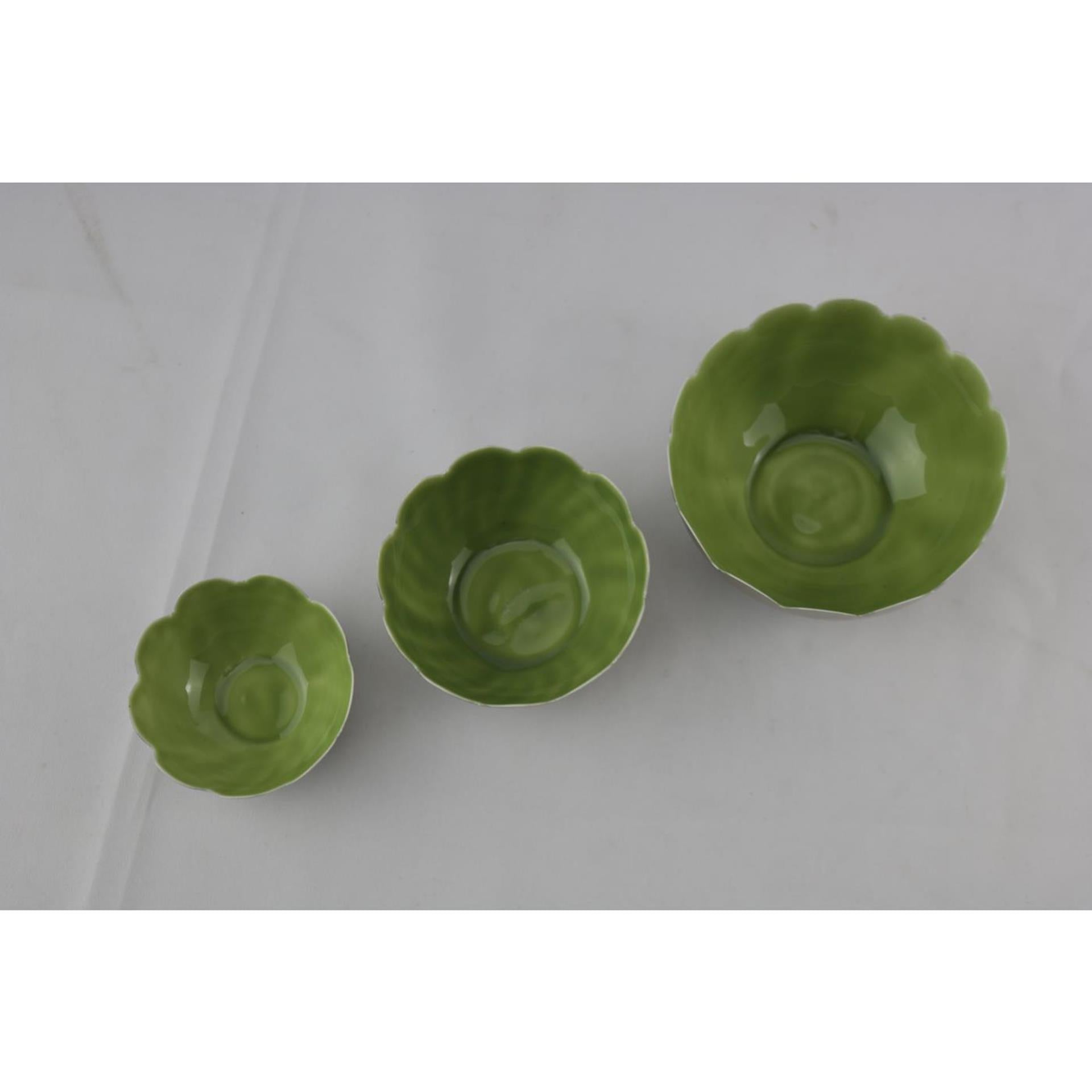 Photophore ambiance manoir vert set a 3