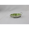 Bougeoir ambiance Manoir vert 14x13x4cm