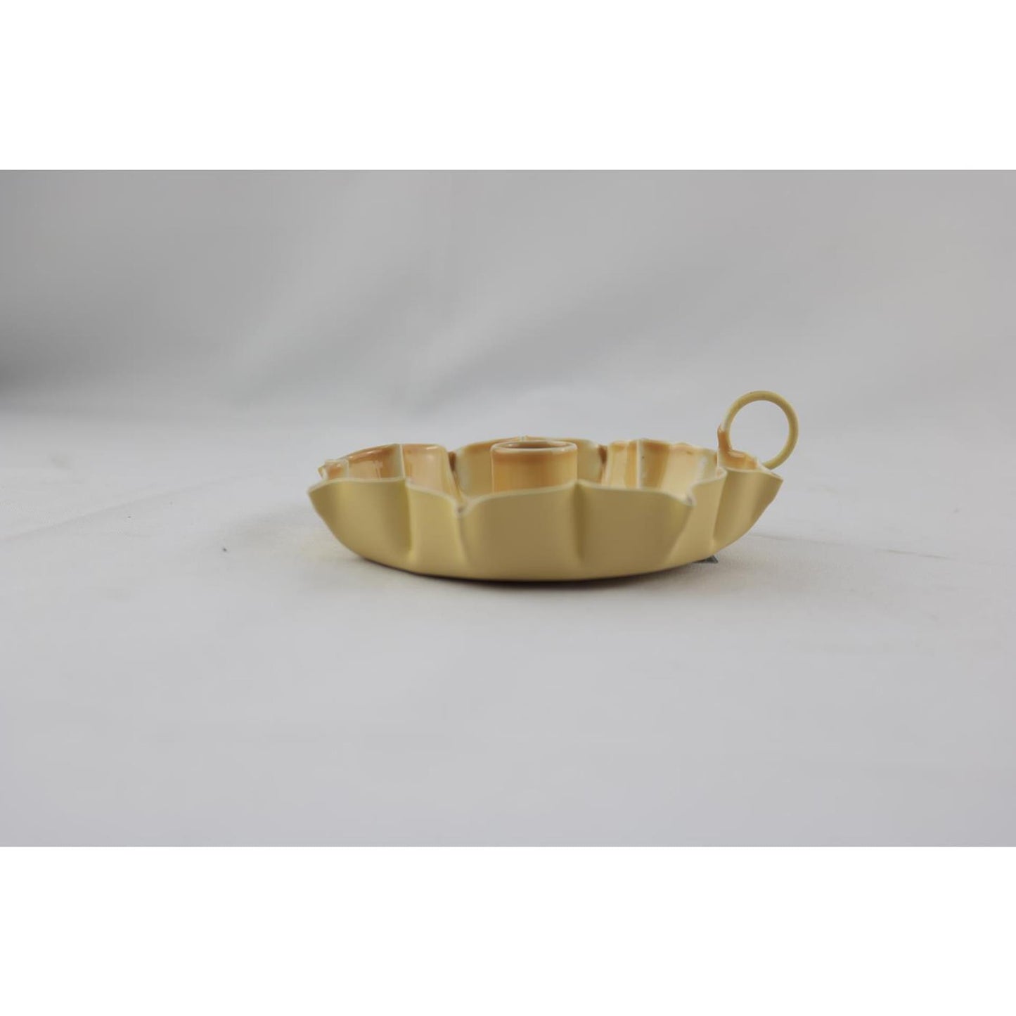 Bougeoir ambiance Manoir beige 14x13x4cm