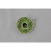 Bougeoir ambiance Manoir vert 11x9x3cm
