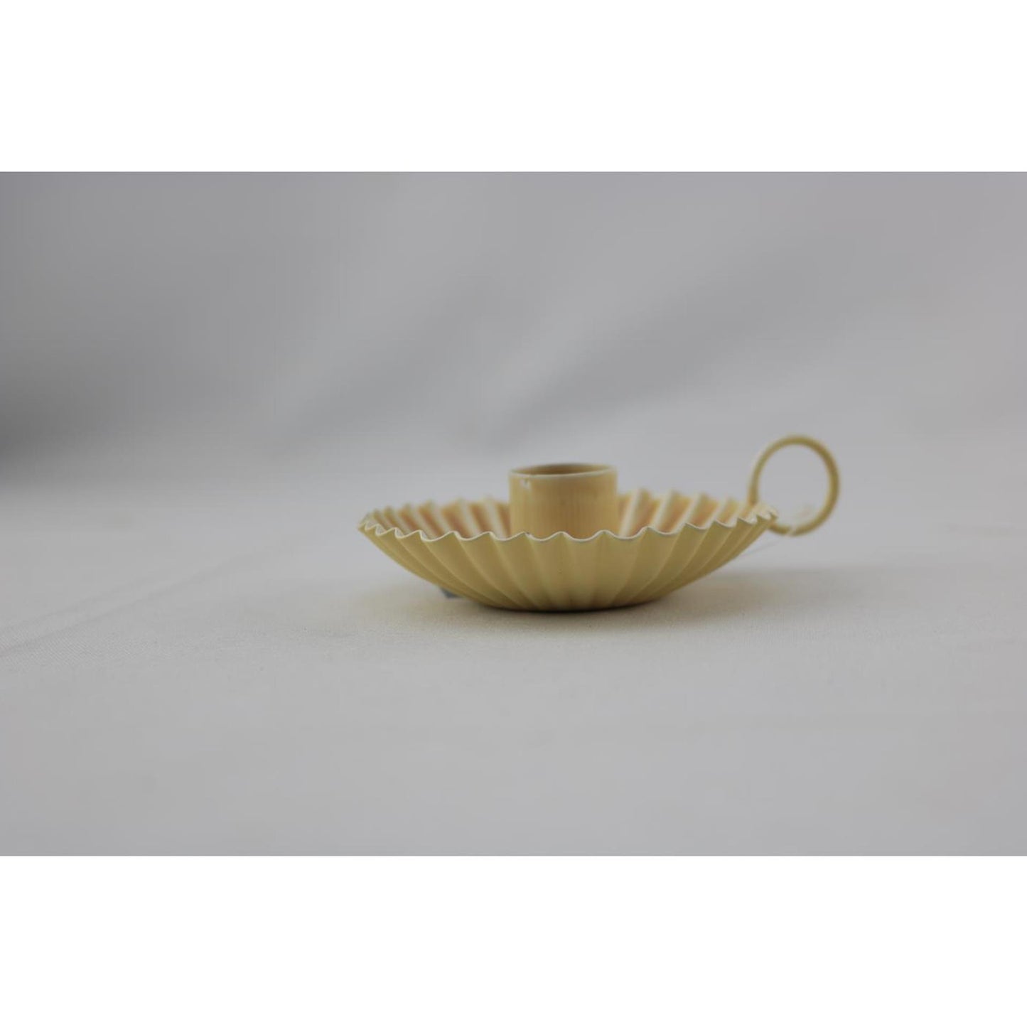 Bougeoir ambiance Manoir beige 11x9x3cm