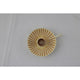 Bougeoir ambiance Manoir beige 11x9x3cm