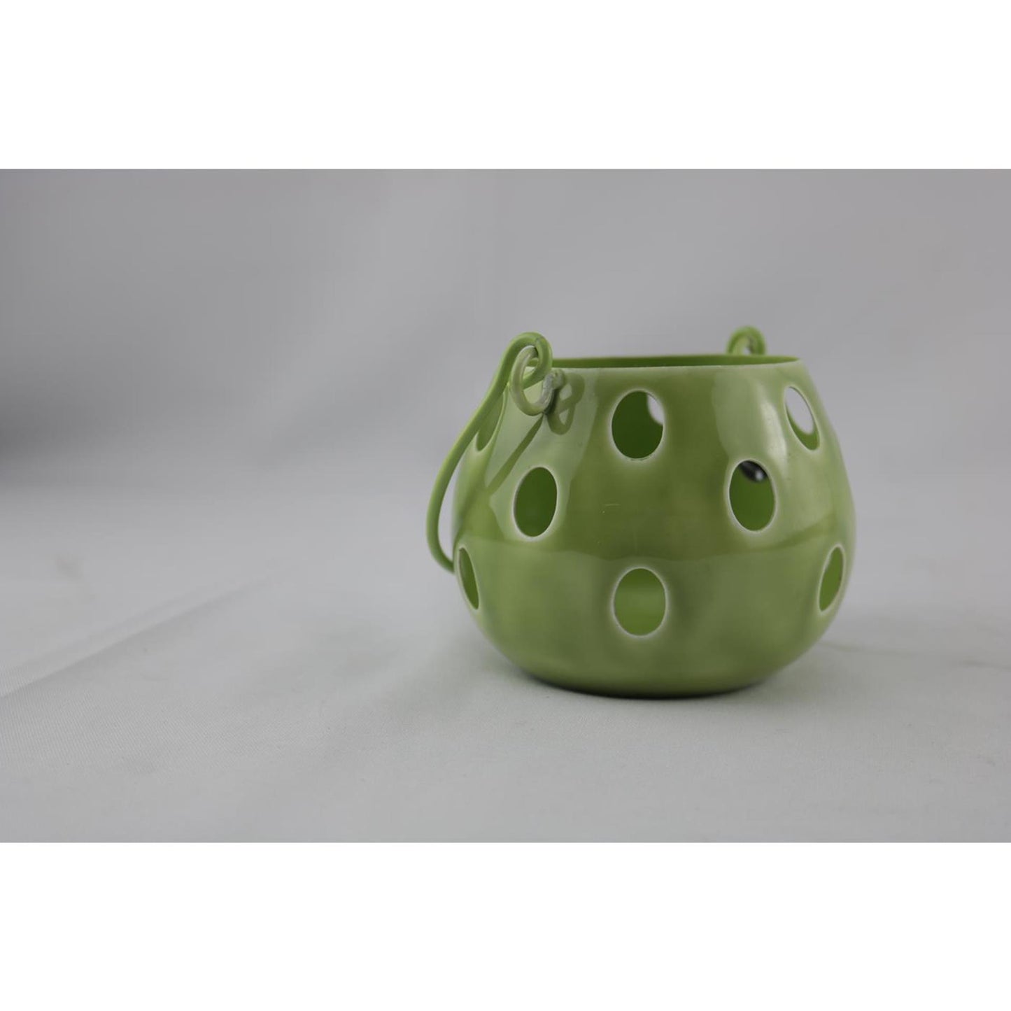 Lanterne ambiance manoir s vert 11x11x8.5cm