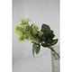 Ambiance manoir bouquet artificiel boule d'oignons verts blanc 3 tiges