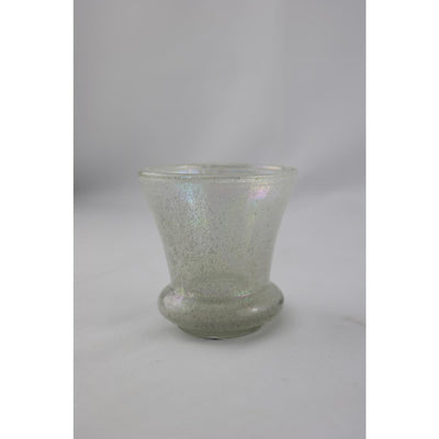 Photophore ambiance manoir verre 8x8x8cm