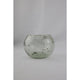 Vase ambiance Manoir boule verre bulle 14x14x10cm