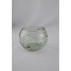Vase ambiance Manoir boule verre bulle 14x14x10cm