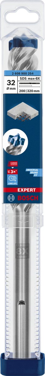 Bosch expert sds max-8x marteau perforateur 32 x 200 x 320 mm