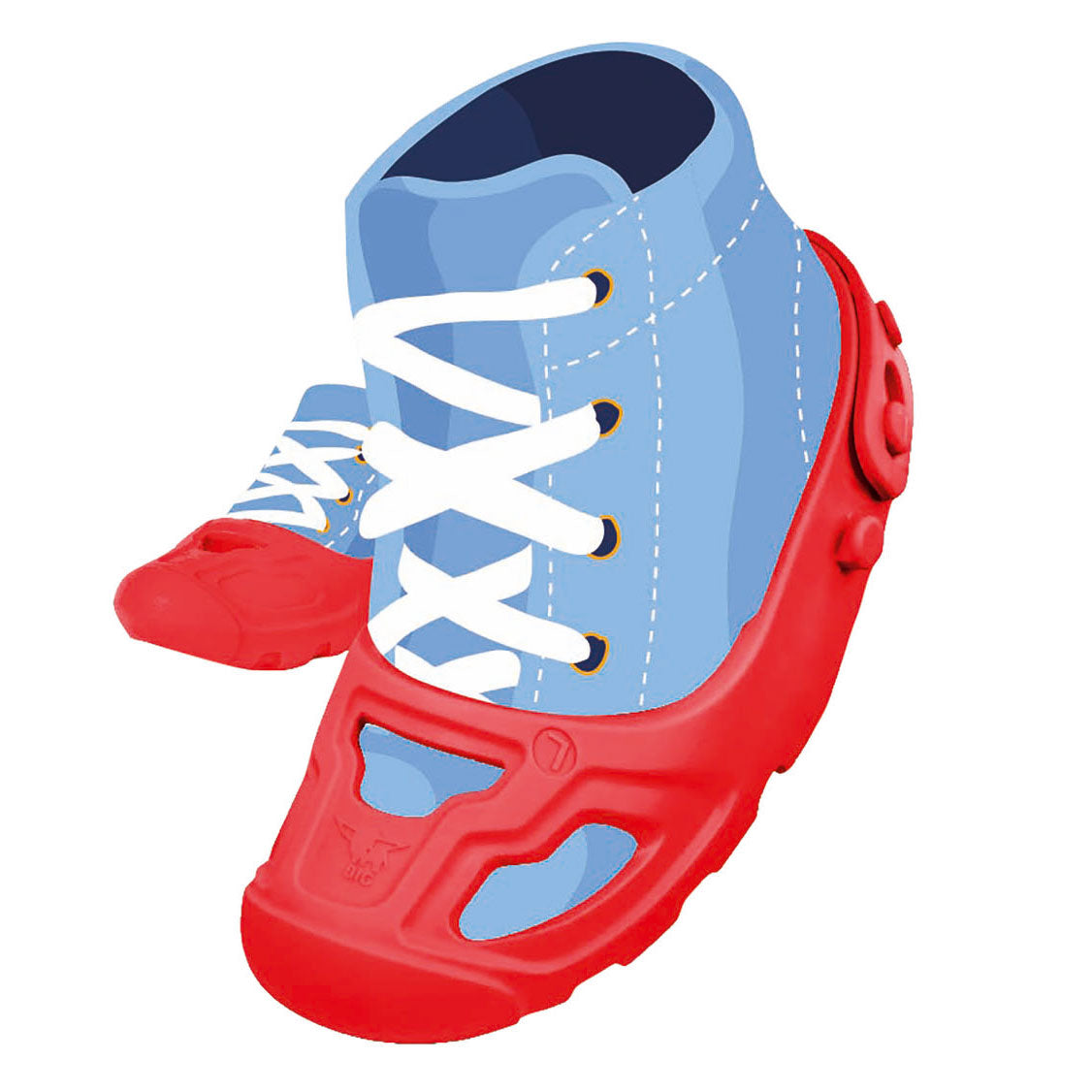 Grands protecteurs de chaussures rouges, taille 21-27