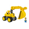 Grand Power Worker MIDI Excavator avec une silhouette