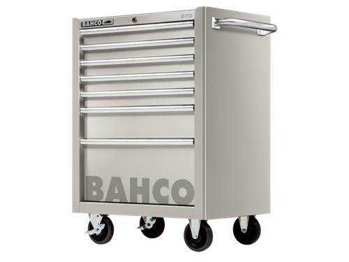 Chariot à outils Bahco 7 tiroirs en acier inoxydable