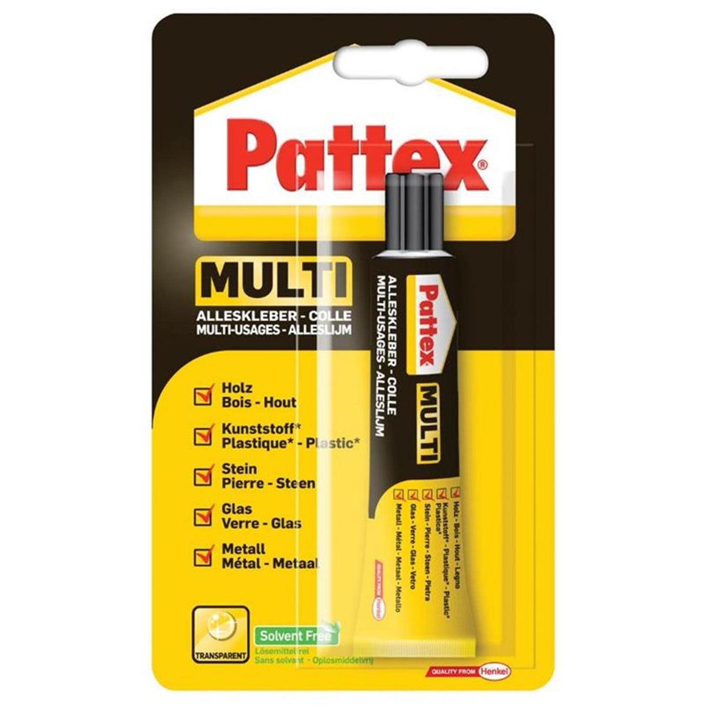 Colle multi-usages Pattex 20gr sur blister
