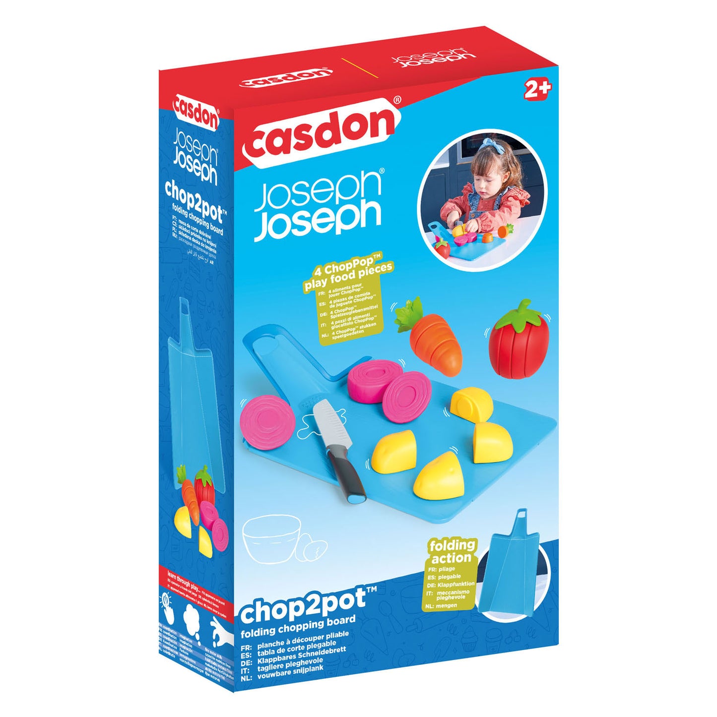 Casdon Casdon Joseph Josheph Chop2pot Toy Food Set, 16dlg.