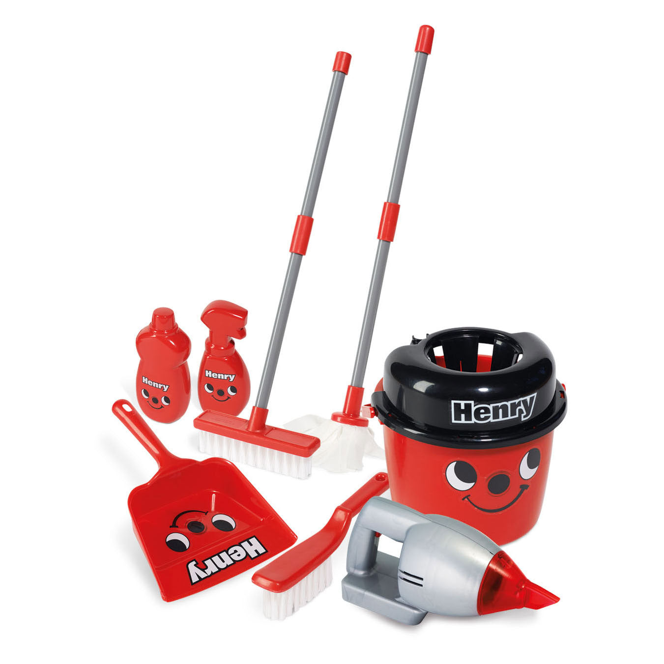 Chariot de nettoyage Casdon, ensemble de jeu de luxe Henry