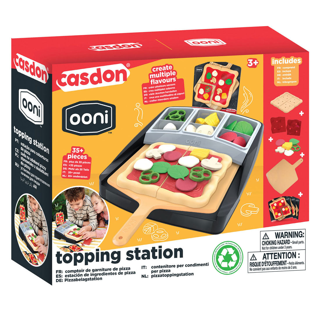 Casdon Casdon Ooni Toys Pizza Seg Station de jeu Set