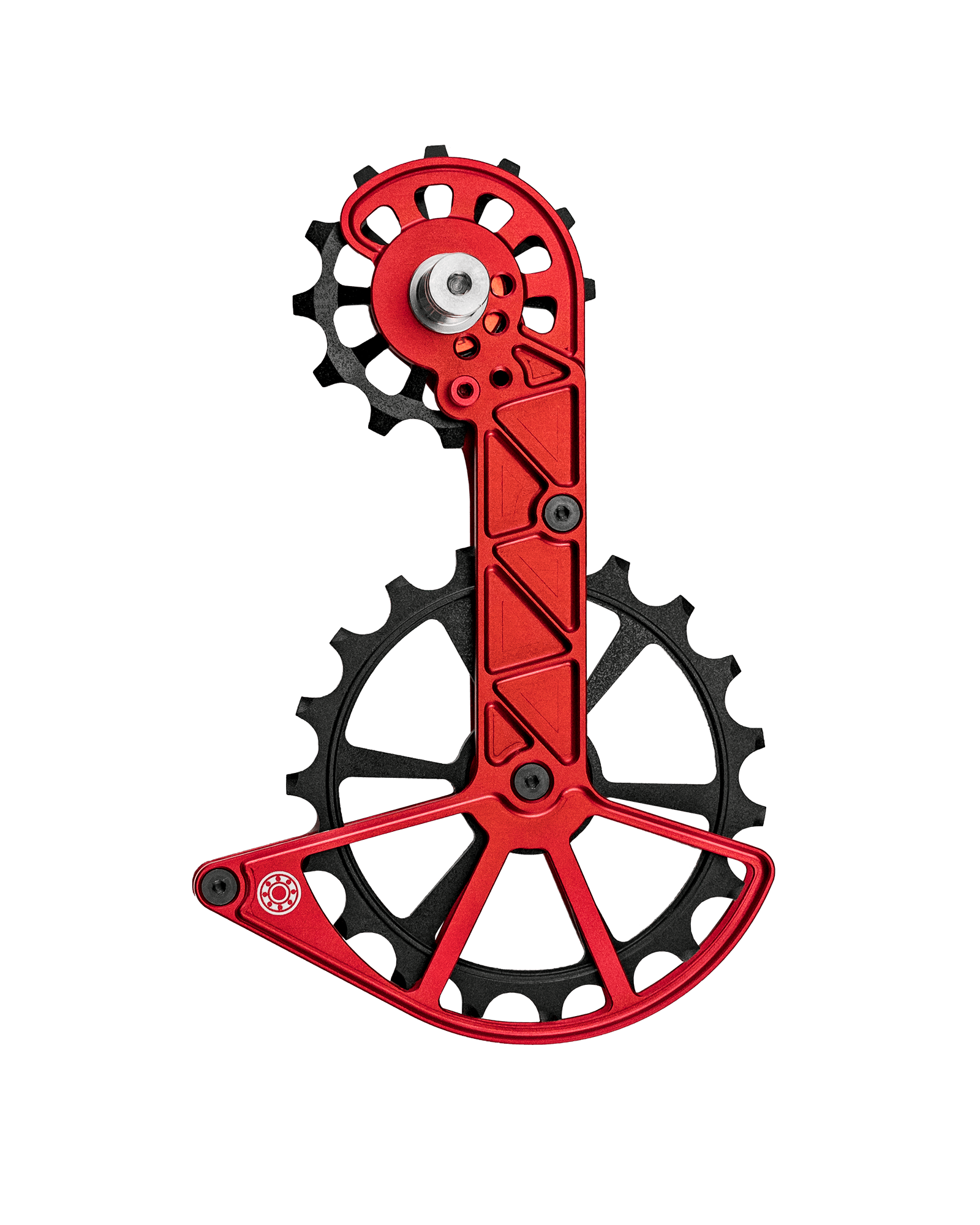 Pièce de dérailleur à billes kolossos surdimensionnée céramique rouge