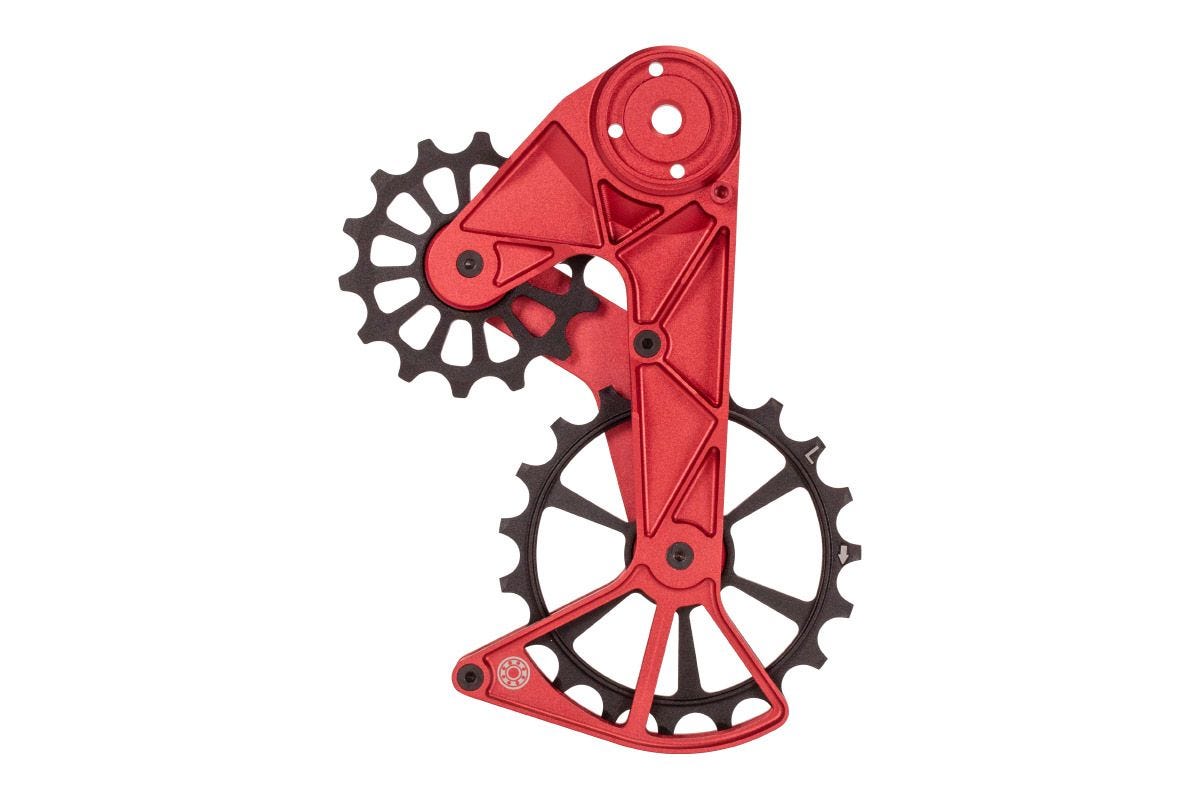 Cage de dérailleur à billes cage de dérailleur surdimensionnée xtr xt 12 vitesses rouge
