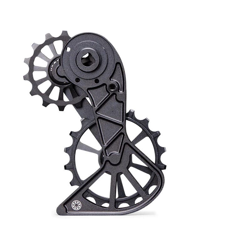 Cage de dérailleur à billes Sram kolossos cage de dérailleur surdimensionnée force rouge xplr céramique noire