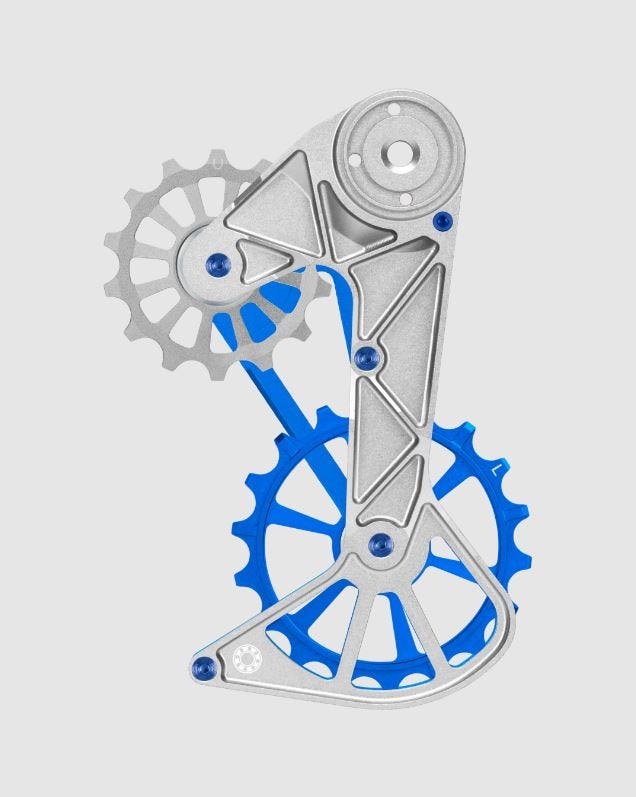 Sram cage de dérailleur à billes kolossos transmission surdimensionnée noir