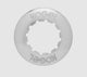 Bague de verrouillage à bille centerlock compatible rotor lockring interne gris