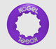 Anneau de verrouillage à bille centerlock compatible rotor lockring interne violet