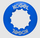 Bague de verrouillage à bille centerlock compatible rotor lockring interne bleu
